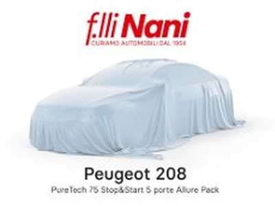 Peugeot 208 PureTech 75 Stop&Start 5 porte Allure Pack del 2022 usata a Massa