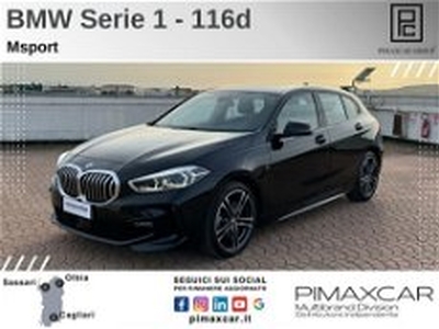 BMW Serie 1 116d 5p. Msport del 2020 usata a Sassari