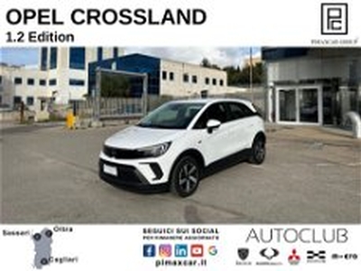 Opel Crossland 1.2 12V Start&Stop Edition del 2021 usata a Sassari
