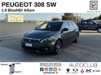 Peugeot 308 SW BlueHDi 130 S&S Allure del 2020 usata a Sassari