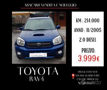 Toyota RAV 4 RAV4 2.0 Tdi D-4D cat 5 porte