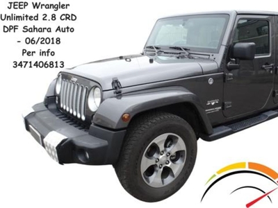 Jeep Wrangler Unlimited 2.8 CRD DPF Sahara Auto usato
