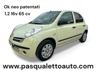 NISSAN Micra OK NEO PAT 1.2 16V 65CV 5 porte Junior Benzina