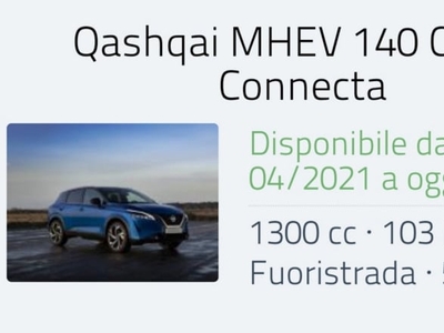 Usato 2022 Nissan Qashqai 1.3 El_Hybrid 140 CV (26.900 €)