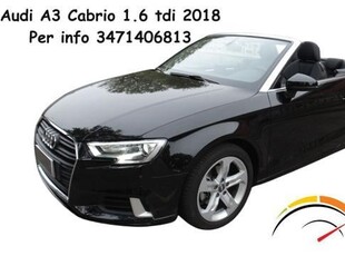 AUDI A3 Cabrio 1.6 TDI 116 CV Sport Navi Diesel