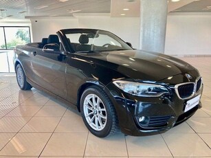 BMW 218 d Cabrio Advantage Automatica Navig IVA ESPOSTA Diesel