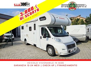 Camper Mansardato Dethleffs Matrimoniale trasversale e Garage