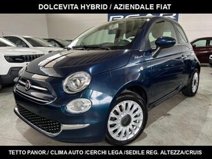 FIAT 500 1.0 Hybrid Dolcevita TETTO/CAR PLAY/CLIMA AUTOM Benzina