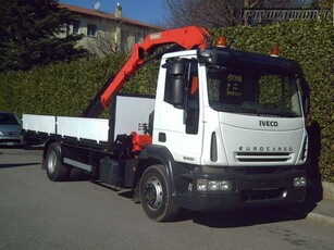 Iveco Eurocargo 160E30 cassone fisso e gru euro 5