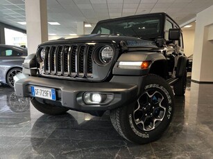 JEEP Wrangler Unlimited 2.0 PHEV ATX 4xe Rubicon UFF. ITALIANA Elettrica/Benzina