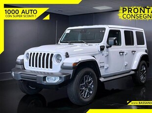 JEEP Wrangler Unlimited 2.0 PHEV ATX 4xe Sahara Elettrica/Benzina