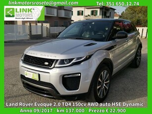 LAND ROVER Range Rover Evoque 2.0 TD4 150 CV 5p. HSE Dynamic - OTTIME CONDIZIONI Diesel