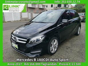 MERCEDES-BENZ B 180 d Automatic Sport - TAGLIANDATA Diesel