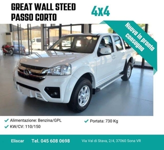 GREAT WALL Steed 2021 2.4 Ecodual 4WD Premium PASSO CORTO Benzina/GPL