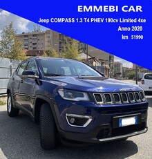 Jeep Compass 1.3 Turbo T4 2WD Limited usato