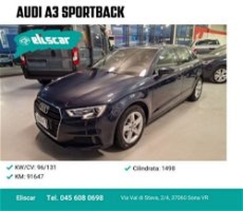 Audi A3 Sportback 30 g-tron S tronic del 2019 usata a Sona