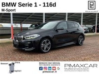 BMW Serie 1 116d 5p. Msport del 2020 usata a Sassari