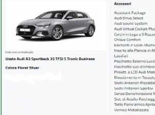 Audi A3 SPB 35 TFSI S tronic