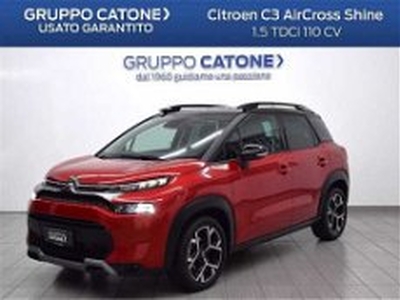 Citroen C3 Aircross BlueHDi 110 S&S Shine Pack del 2022 usata a Sparanise