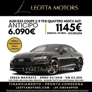 Usato 2018 Audi RS5 2.9 Benzin 450 CV (60.900 €)