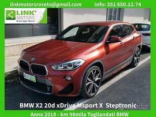 BMW X2 xDrive20d Msport-X auto TAGLIANDI BMW