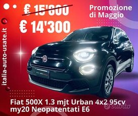 Fiat 500X 1.3 MultiJet 95 CV Urban