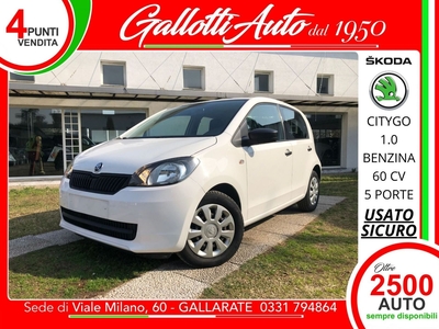 Skoda Citigo 60 CV 5 porte Active usato