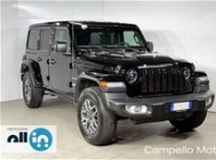 Jeep Wrangler Unlimited 2.0 Turbo Sahara del 2023 usata a Venezia