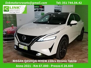 NISSAN Qashqai MHEV 158 CV Xtronic Tekna - FULL OPTIONAL Usata