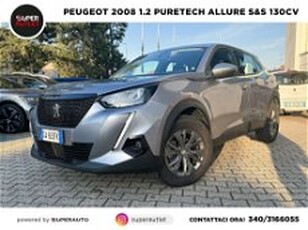 Peugeot 2008 1.2 puretech Allure s&s 130cv eat8 del 2020 usata a Vigevano