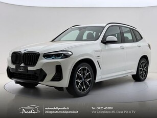 BMW X3 xDrive30e Msport Black Pack-LED-Telecamera-Pelle Elettrica/Benzina