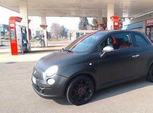 Fiat 500 1.3 Multijet black Matt 2011 pelle euro5