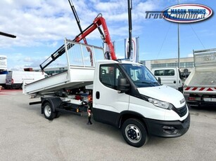 IVECO DAILY 35c140, ribaltabile + gru FASSI F32, NUOVO PRONTA CONSEGNA