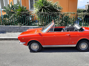 Vignale Spider targa oro Fiat 850 auto d'epoca