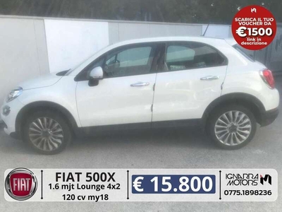 Usato 2018 Fiat 500X 1.6 Diesel 120 CV (16.050 €)