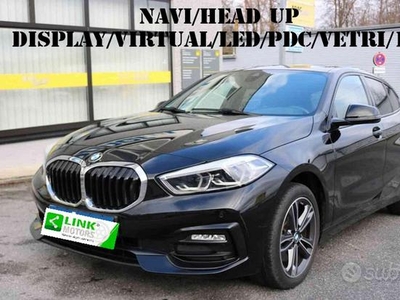 BMW 116 d 5p. Sport NAVI/LED/HEAD-UP/VETRI/17