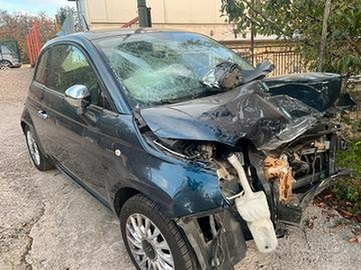 Fiat 500 1.2 gpl 2017 sinistrata incidentata