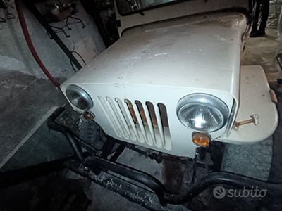 Jeep cj3b da restaurare vintage auto d'epoca