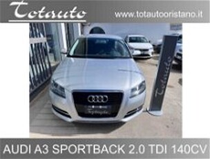 Audi A3 Sportback 2.0 TDI F.AP. Ambition del 2011 usata a Ghilarza