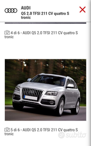 Usato 2012 Audi Q5 2.0 Benzin 211 CV (12.800 €)