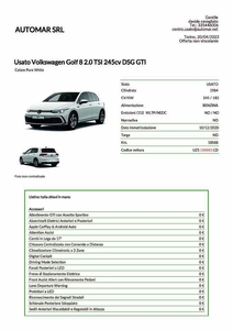 Volkswagen Golf 8ª serie 2.0 TSI GTI DSG da AUTOMAR S.r.l.