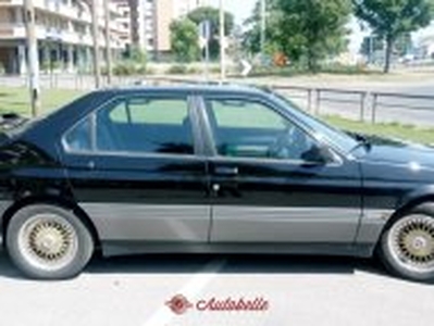Alfa Romeo 164 TURBO Nera Anno 1990 auto storica d'Epoca Spoiler Cerchi in Lega