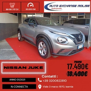 NISSAN Juke 1.0 DIG-T 117 CV N-Connecta Benzina