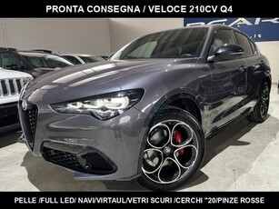 Alfa Romeo Stelvio Stelvio 2.2 Turbodiesel 210 CV AT8 Q4 Veloce nuovo