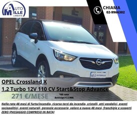 Opel Crossland X 1.2 Turbo 12V 110 CV Start&Stop Advance usato