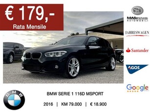 BMW Serie 1 5p. 116d 5p. Msport usato