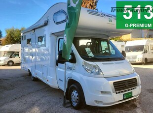 CAMPER MILLER DUCATO MANSARDATO 7 POSTI DOPPIA DINETTE CLIMATIZZATORE FOTOVOLTAI