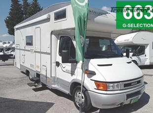 CAMPER MOBILVETTA IVECO MANSARDATO MATRIMONIALE FOTOVOLTAICO RISCALDATORE GENERA