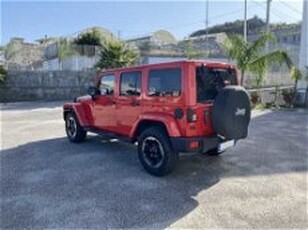 Jeep Wrangler Unlimited 2.8 CRD DPF Sahara del 2015 usata a Locri