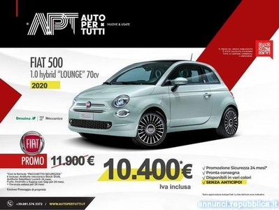 fiat 500 500 1.0 hybrid Lounge 70cv